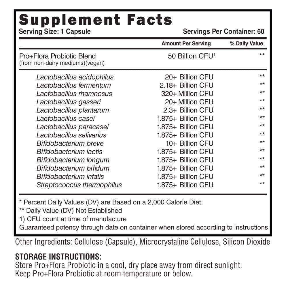 Steel Supplements Supplement PRO+FLORA PROBIOTIC