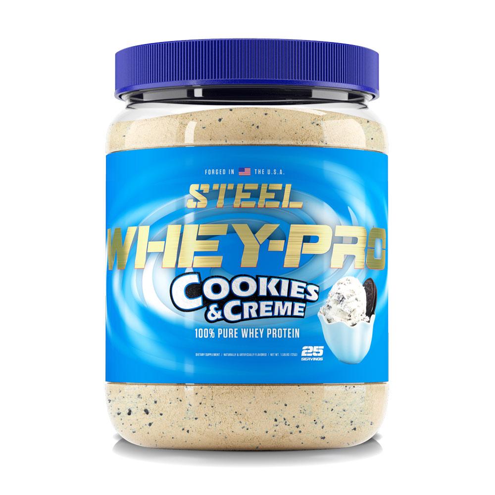 The Steel Supplements Supplement Cookies & Creme WHEY-PRO