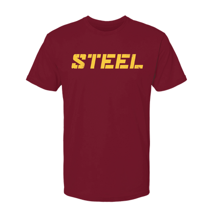 Cardinal with Yellow Steel T-Shirt