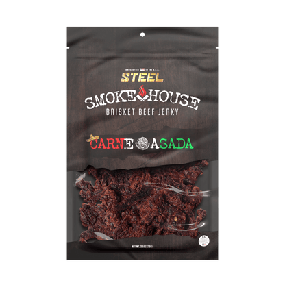 Steel Supplements Jerky 2.5 oz. Carne Asada - Brisket Beef Jerky