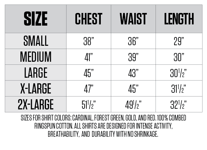 Steel Supplements Apparel Collegiate T-Shirt Series