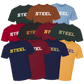 Steel Supplements Apparel Collegiate T-Shirt Series