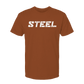Steel Supplements Apparel Autumn with White STEEL / S Collegiate T-Shirt Series