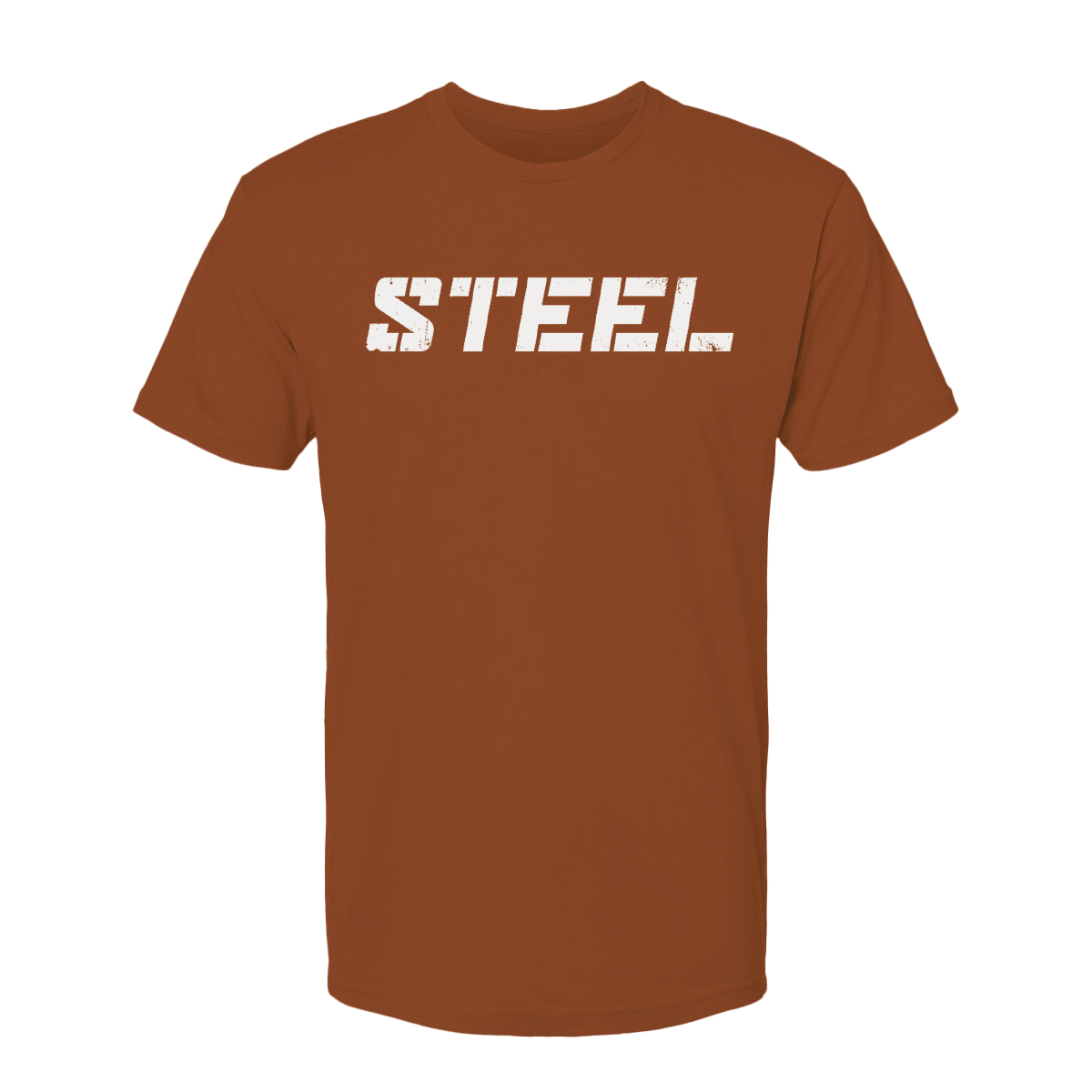 Steel Supplements Apparel Autumn with White STEEL / S Collegiate T-Shirt Series