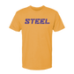 Steel Supplements Apparel Gold with Purple STEEL / S Collegiate T-Shirt Series