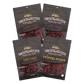 Steel Supplements Jerky 1 oz. Smoky/Spicy Sweet/Teriyaki/Tropical Fusion Variety Pack - Brisket Beef Jerky