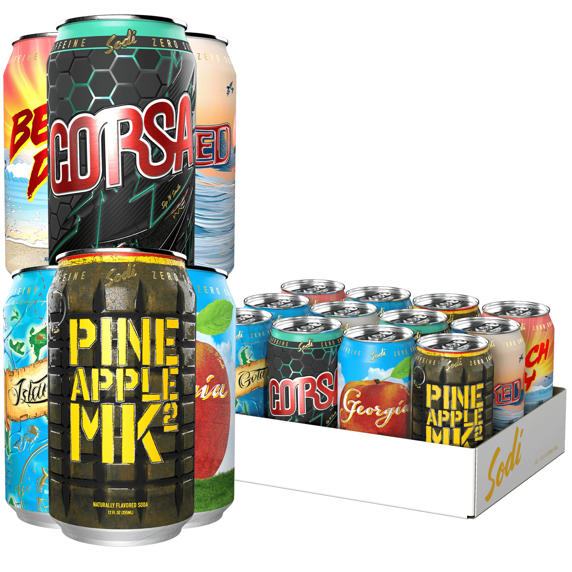 Steel Supplements Supplement Sodi Pop - Case of 12 Cans