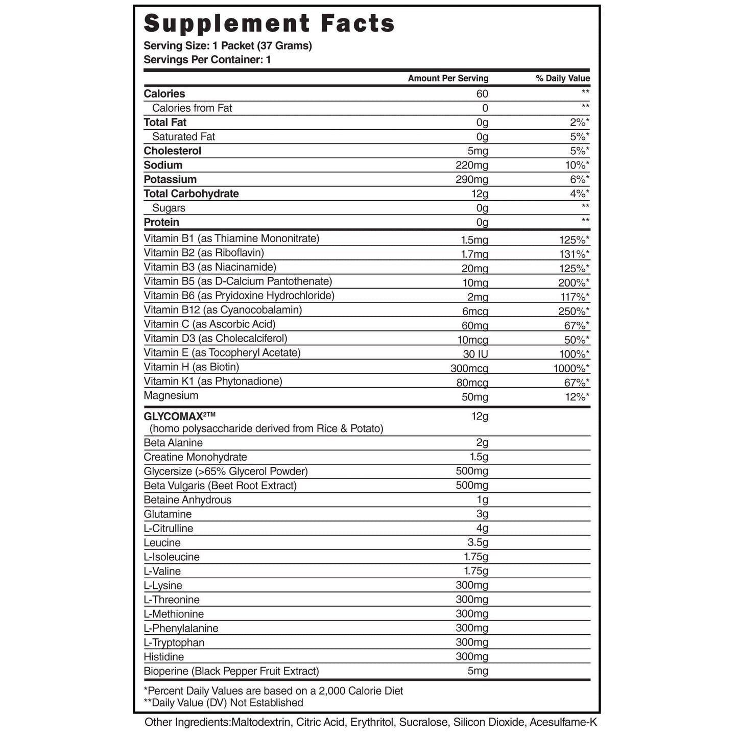 Steel Supplements Sample ADABOLIC Sample packets