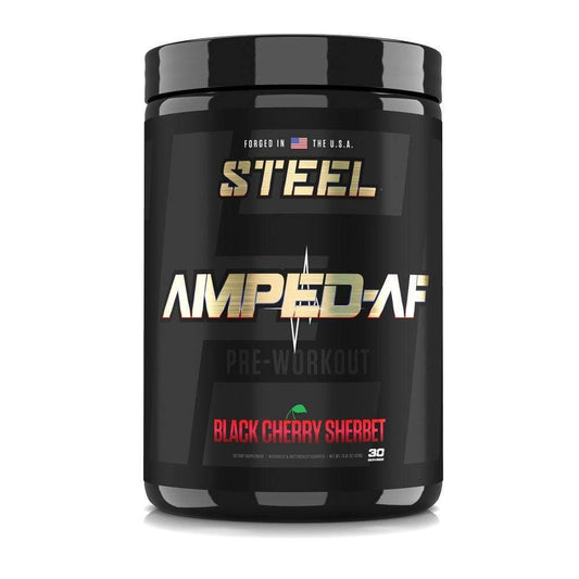 The Steel Supplements Supplement Black Cherry Sherbet AMPED-AF