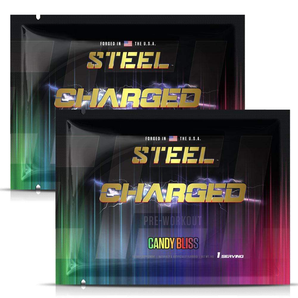 Steel Supplements Sample Candy Bliss / 2 Servings Charged-AF Sample Packets