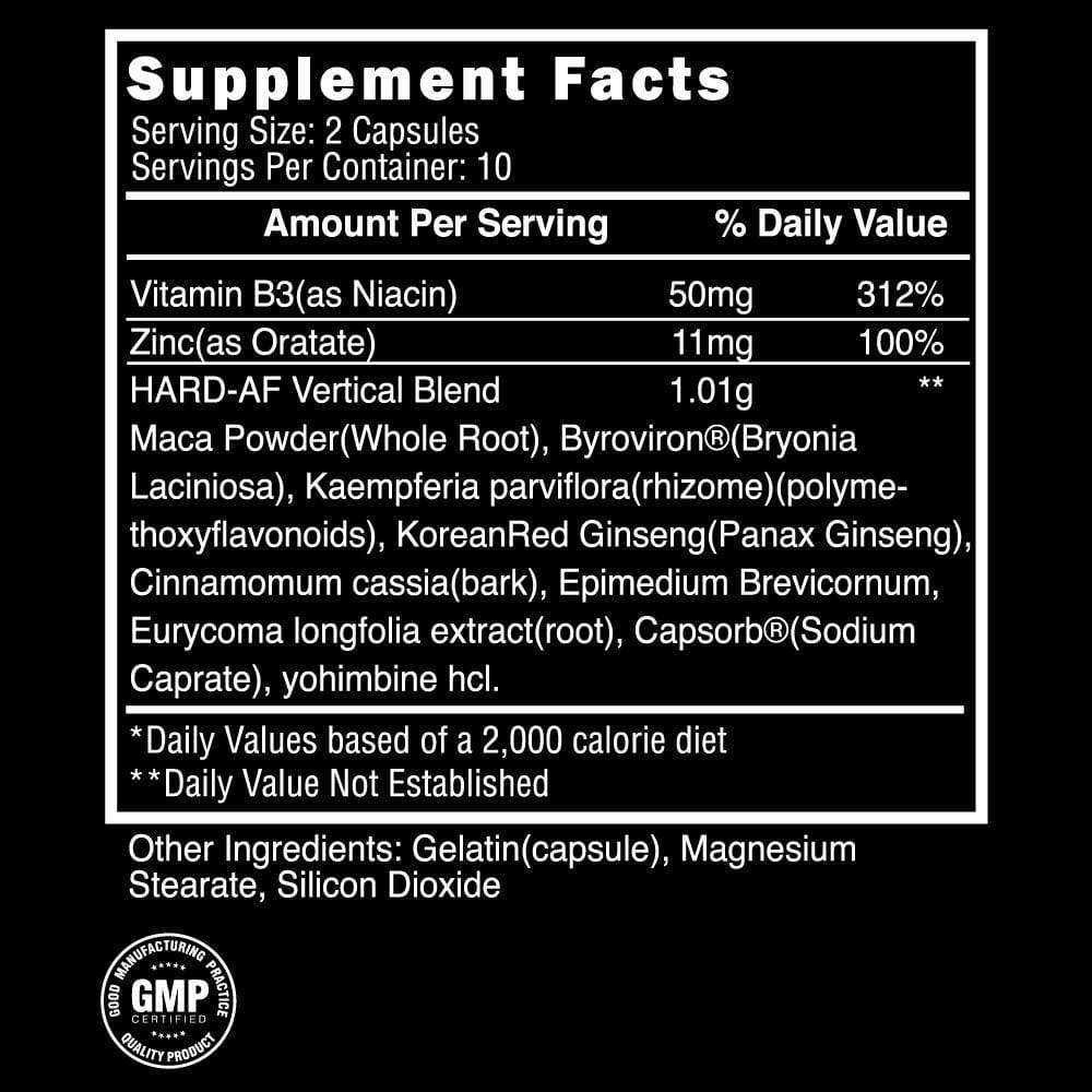 The Steel Supplements Supplement HARD-AF