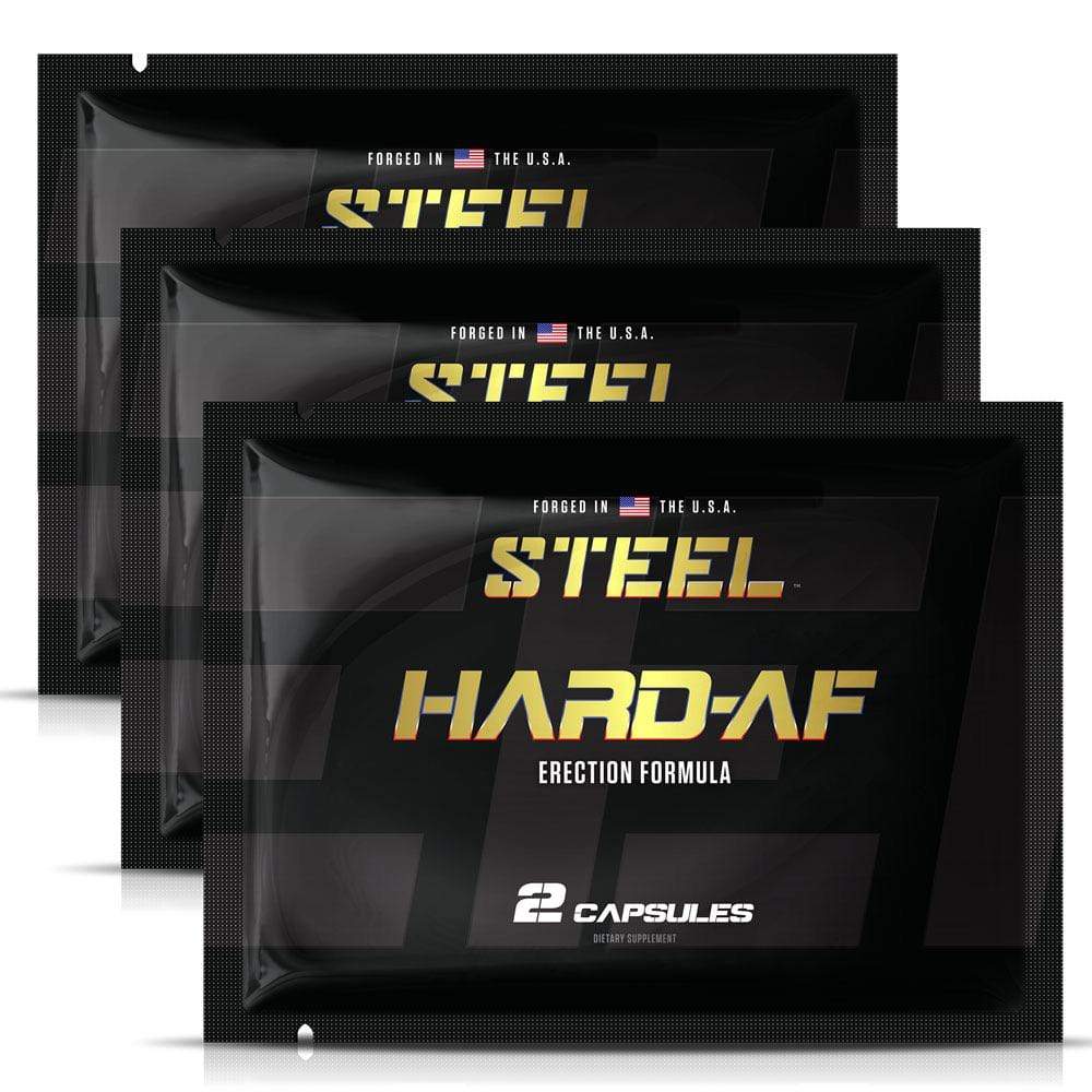 The Steel Supplements Sample 3 Servings Hard-AF Sample Packets