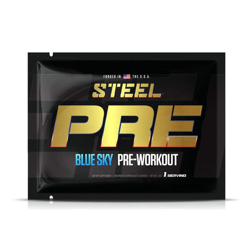 The Steel Supplements Sample 1 Serving / Blue Sky PRE Sample Packets