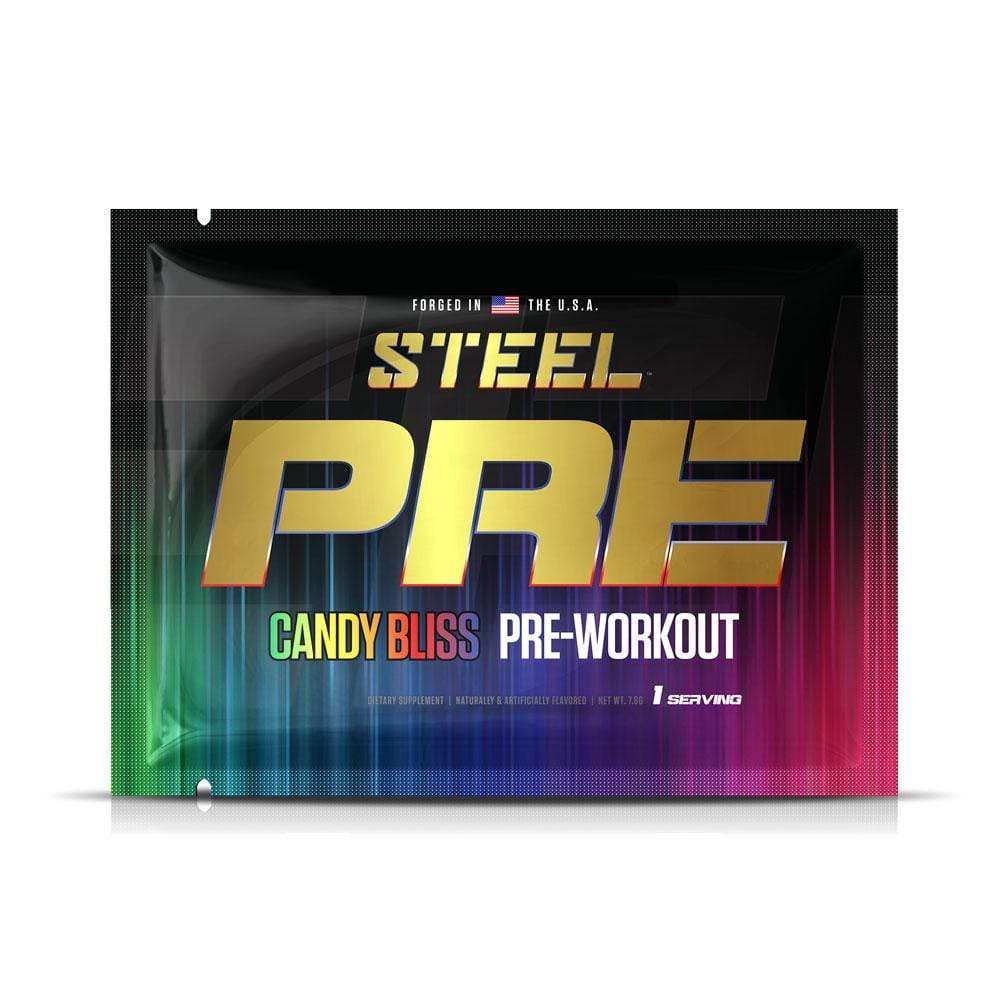 The Steel Supplements Sample 1 Serving / Candy Bliss PRE Sample Packets