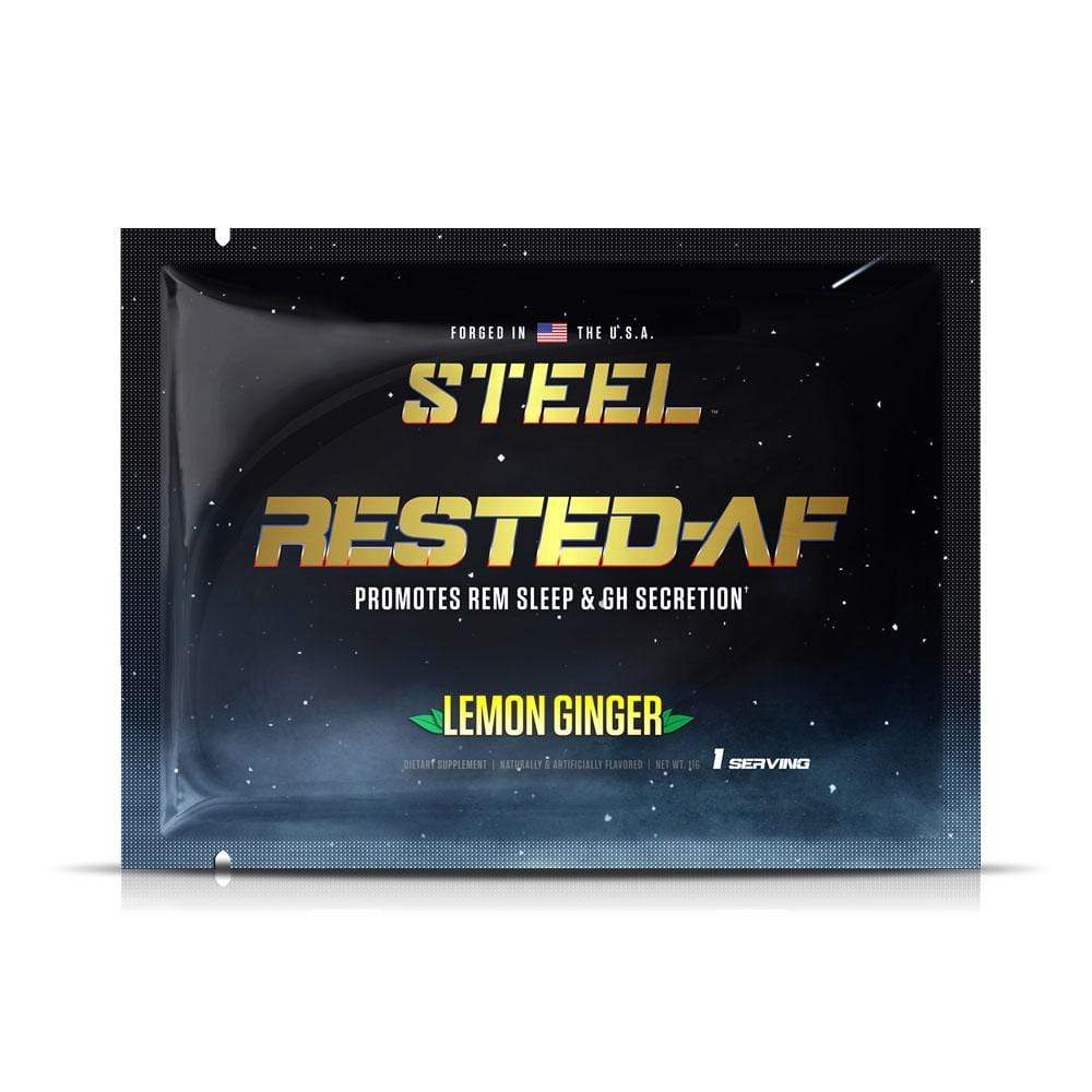 The Steel Supplements Sample 1- Serving / Lemon Ginger RESTED-AF Sample Packets