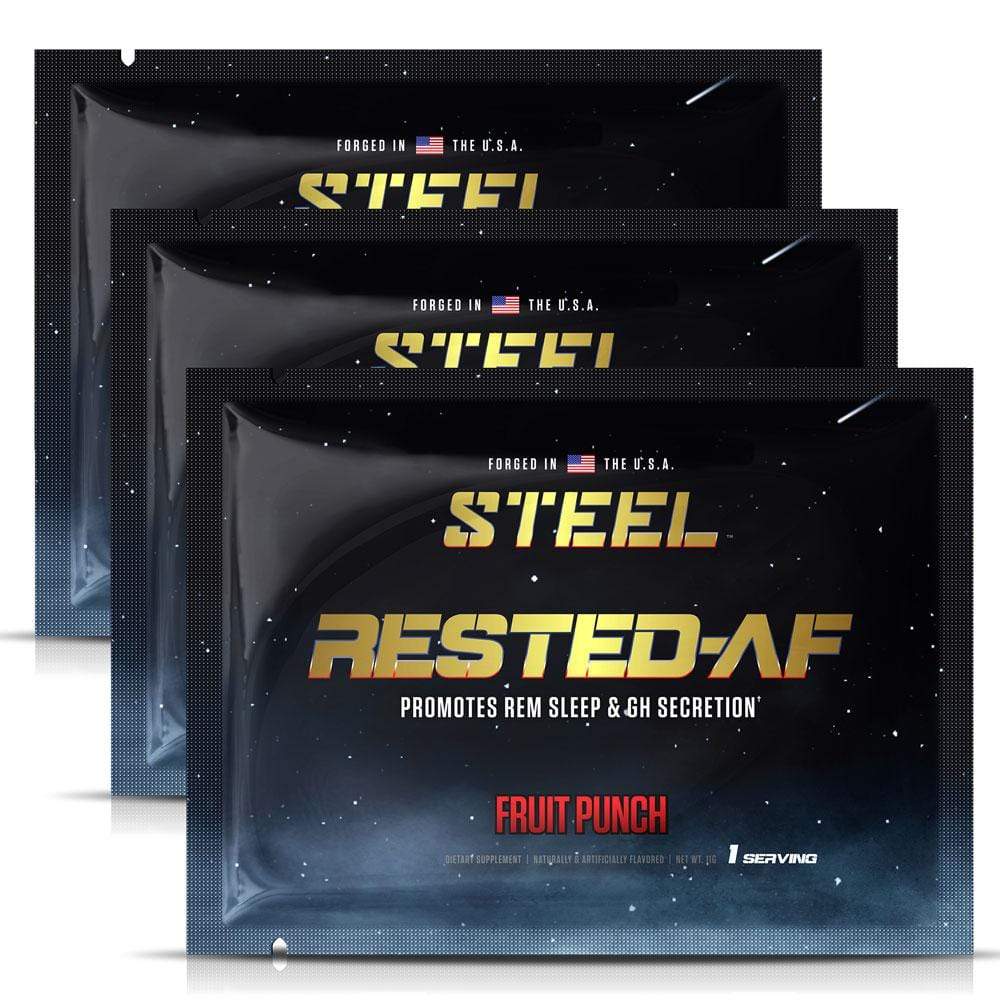 The Steel Supplements Sample 3-Servings RESTED-AF Sample Packets