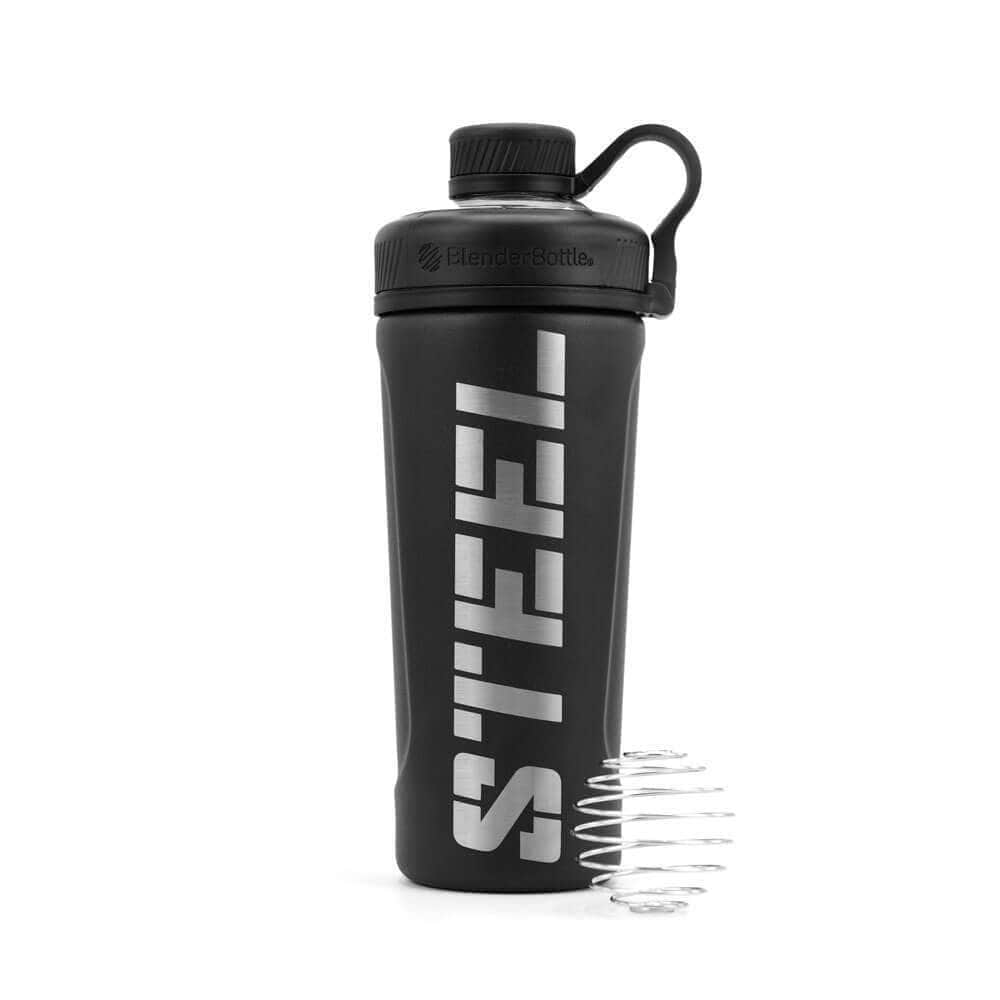 Steel Supplements Accessories Black Stainless Steel Shaker