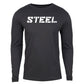 Steel Supplements Apparel Medium / Charcoal STEEL Long Sleeve