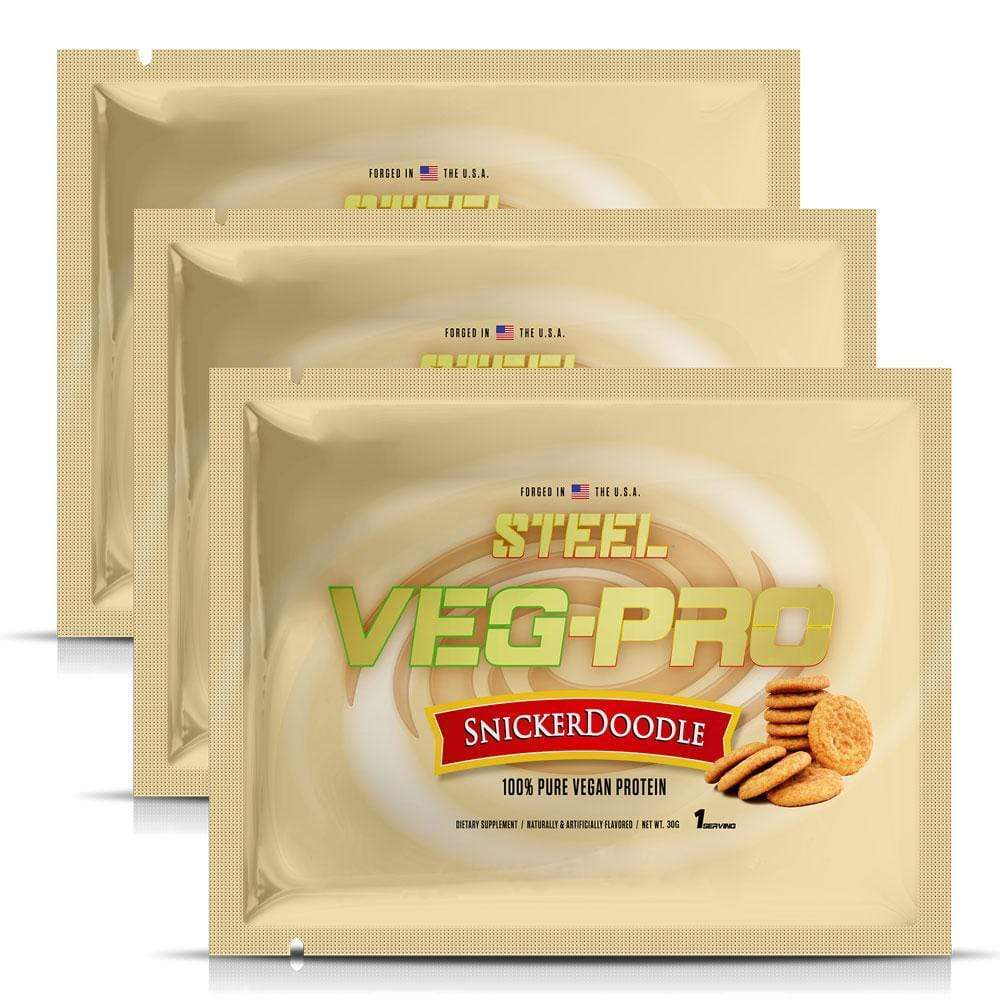 The Steel Supplements Sample Snickerdoodle / 3 Servings Veg-Pro Sample Packets