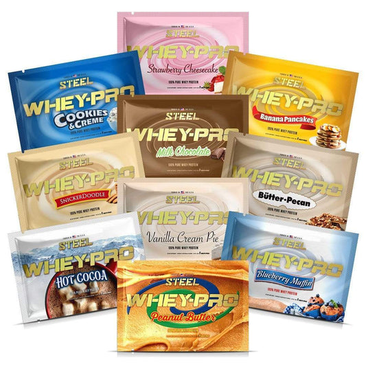 The Steel Supplements Sample WHEY-PRO Sample Packets