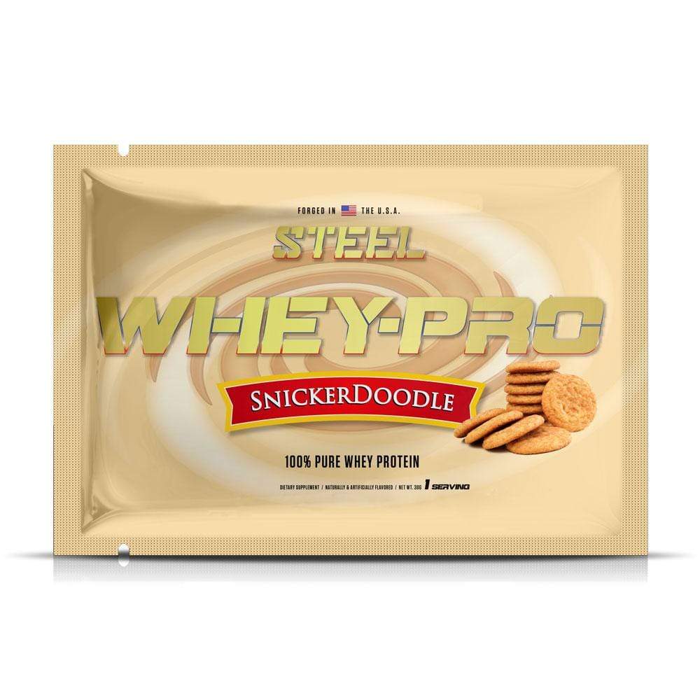 The Steel Supplements Sample Snickerdoodle / 1 Serving WHEY-PRO Sample Packets