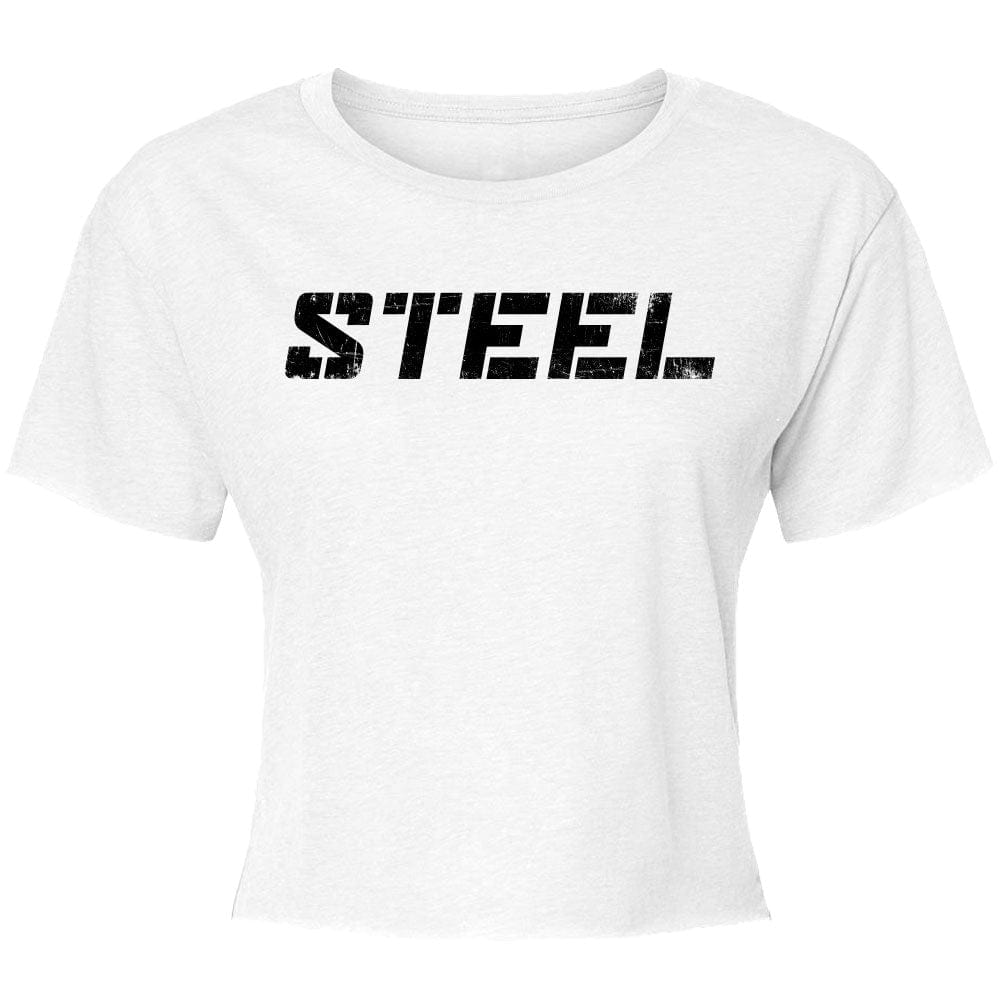 Steel Supplements Black on White / XS Women's Everyday Crop